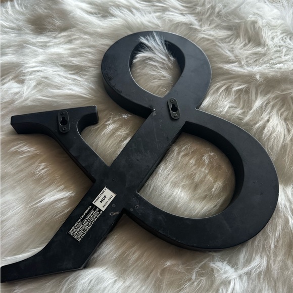 Black Large Wooden Letters, & Signs Ampersands, - Picture 5 of 8